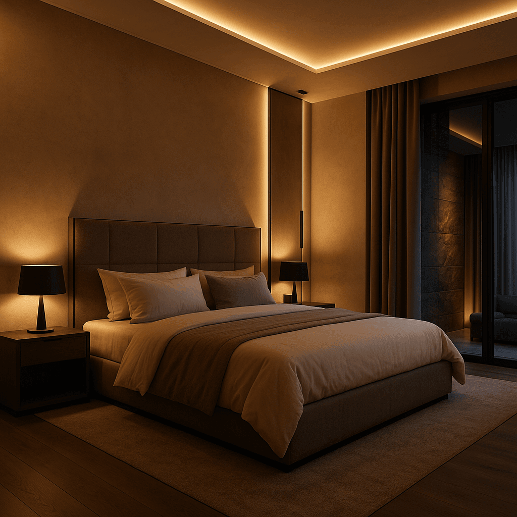 Luxury Home Automation in North & West Vancouver - HomeSphere Automation HomeSphere Lite Bespoke - Bedroom