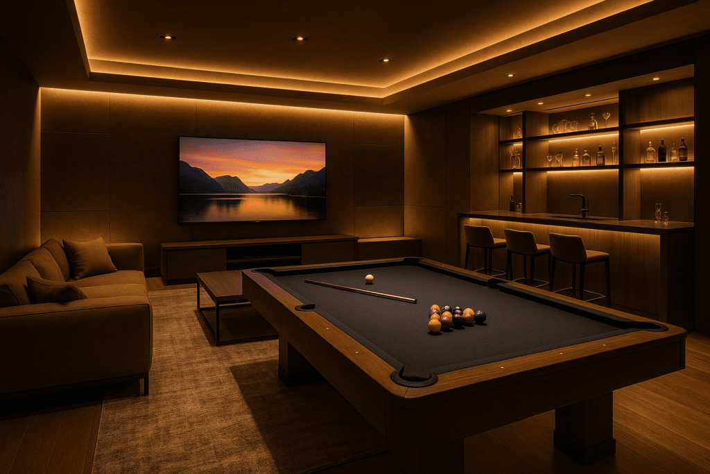 Luxury Home Automation in North & West Vancouver - HomeSphere Automation HomeSphere Lite Bespoke - Entertainment