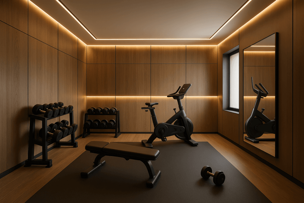 Luxury Home Automation in North & West Vancouver - HomeSphere Automation HomeSphere Lite Bespoke - Gym