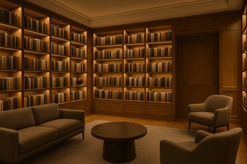 Luxury Home Automation in North & West Vancouver - HomeSphere Automation HomeSphere Lite Bespoke - Library